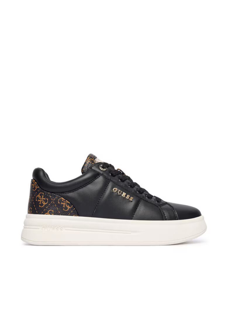 GUESS Pantofi sport dama piele naturala - negru - model BLKBR FLFWLL