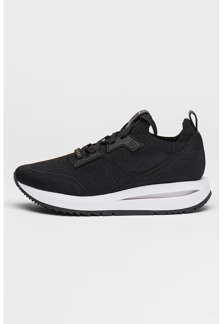 GUESS Pantofi sport slip-on din tricot - Negru stins