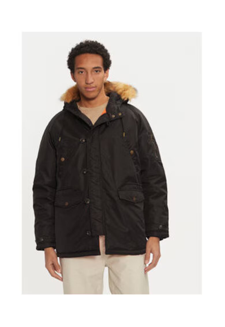 GUESS Parka uni cu gluga