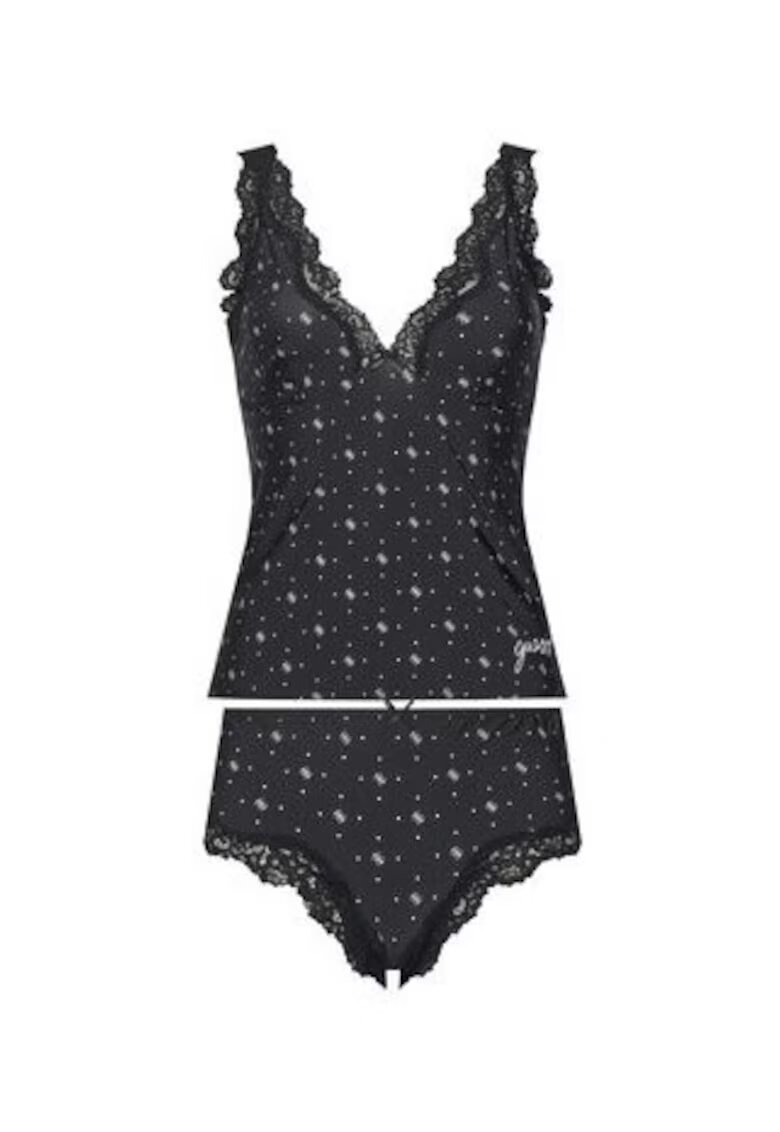 GUESS Pijama cu detalii din dantela