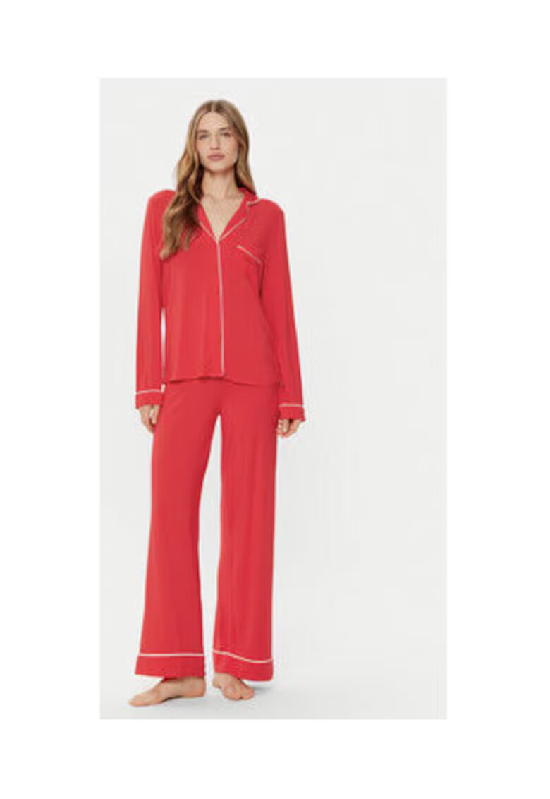 GUESS Pijama din amestec de modal cu pantaloni lungi