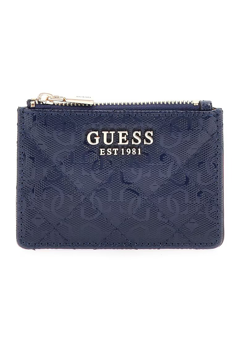 GUESS Portcart cu aspect matlasat - Bleumarin
