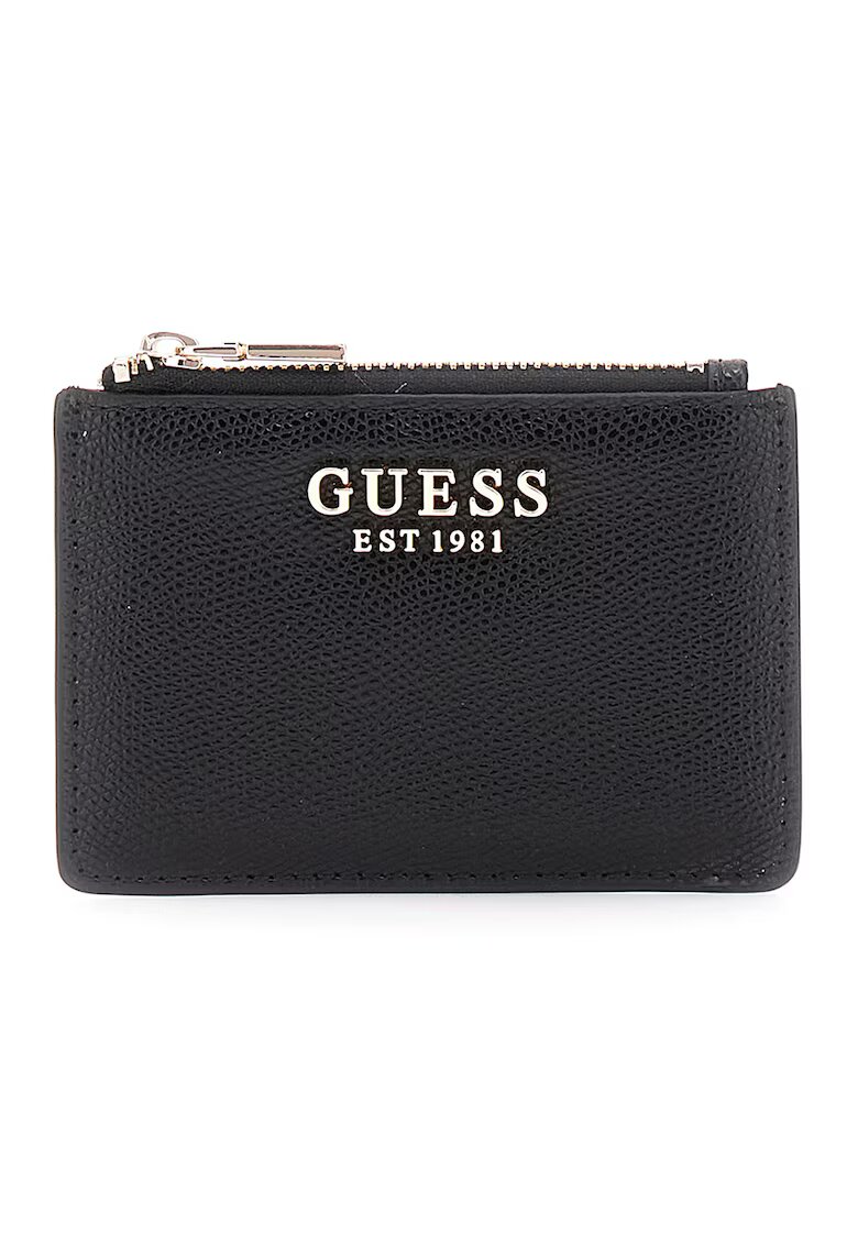 GUESS Portcart din piele ecologica - Negru