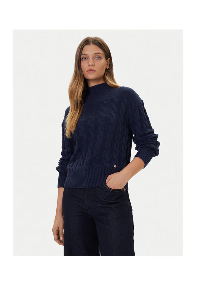 GUESS Pulover bleumarin