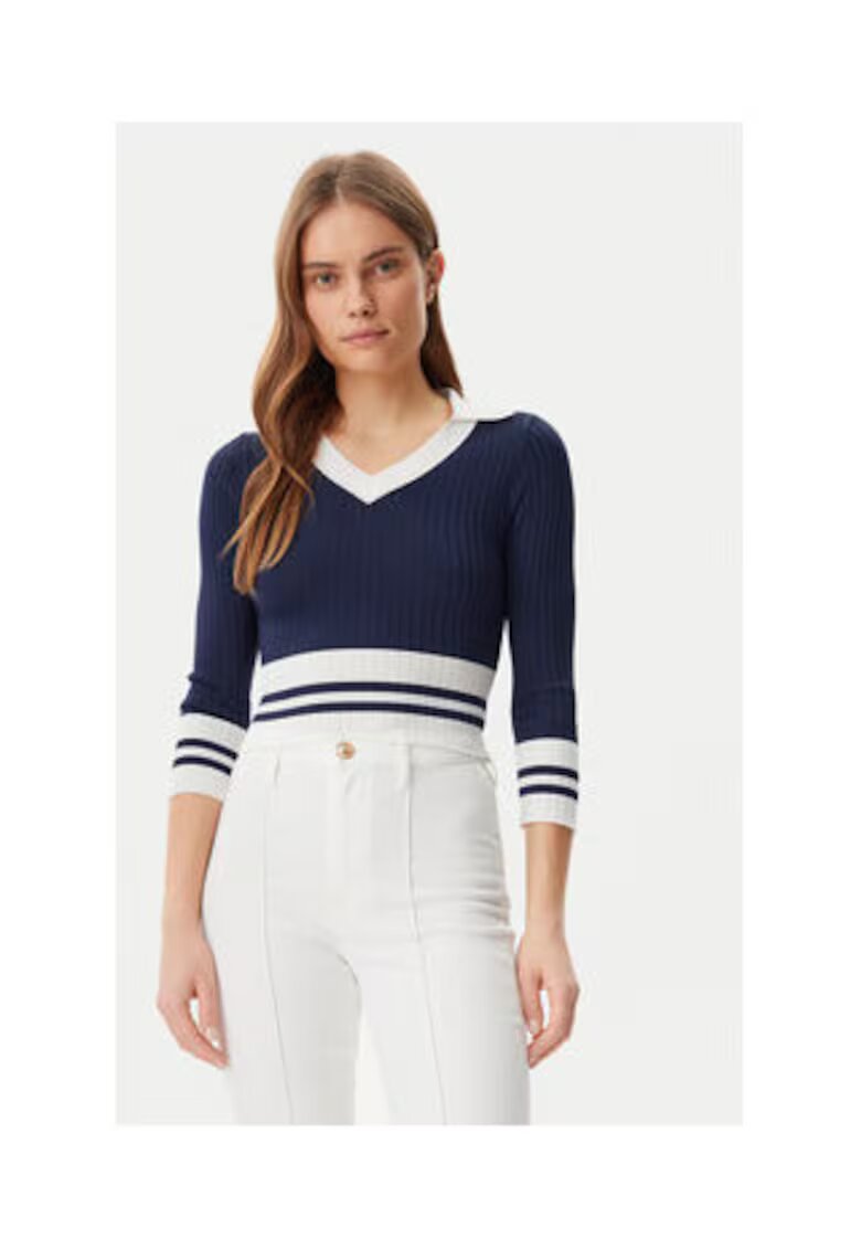 GUESS Pulover crop cu maneci medii