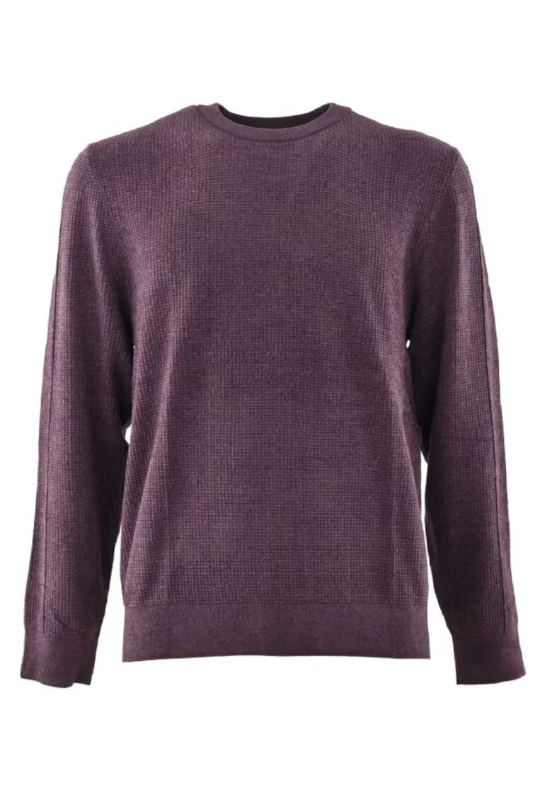 GUESS Pulover uni cu decolteu la baza gatului - Violet