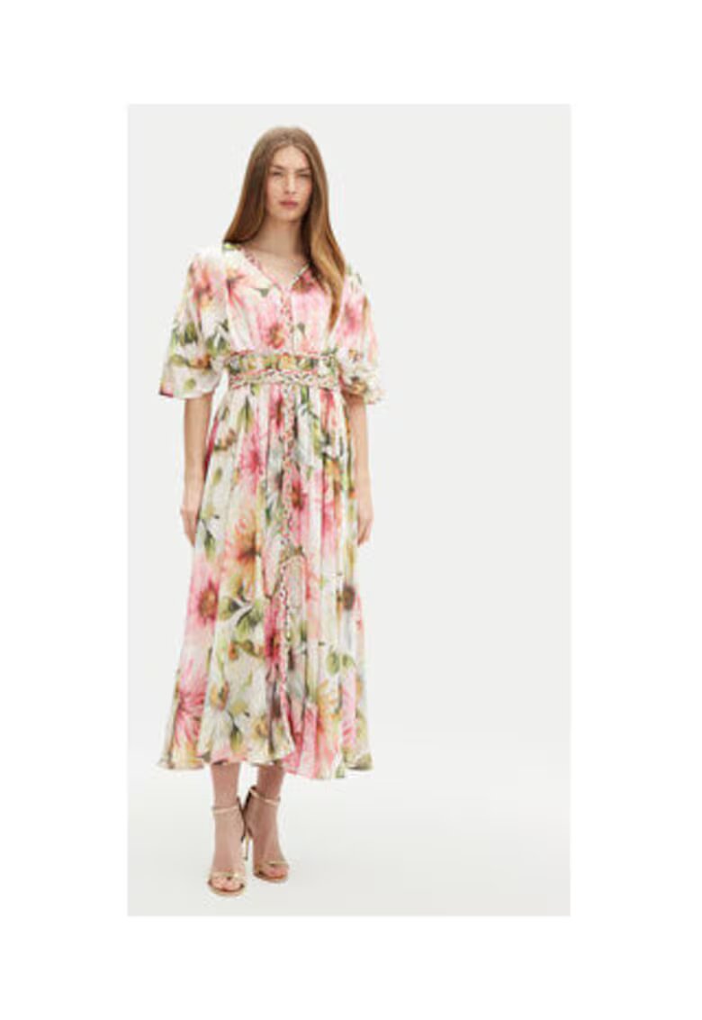 GUESS Rochie casual din poliester cu imprimeu floral