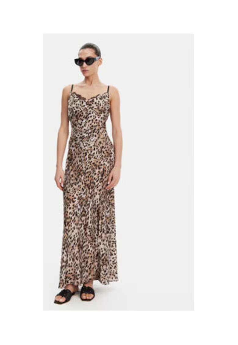 GUESS Rochie cu bretele si animal print