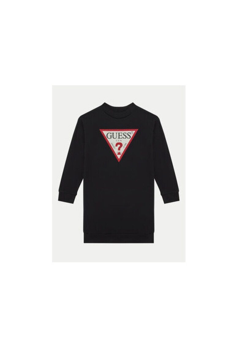 GUESS Rochie cu logo din strasuri