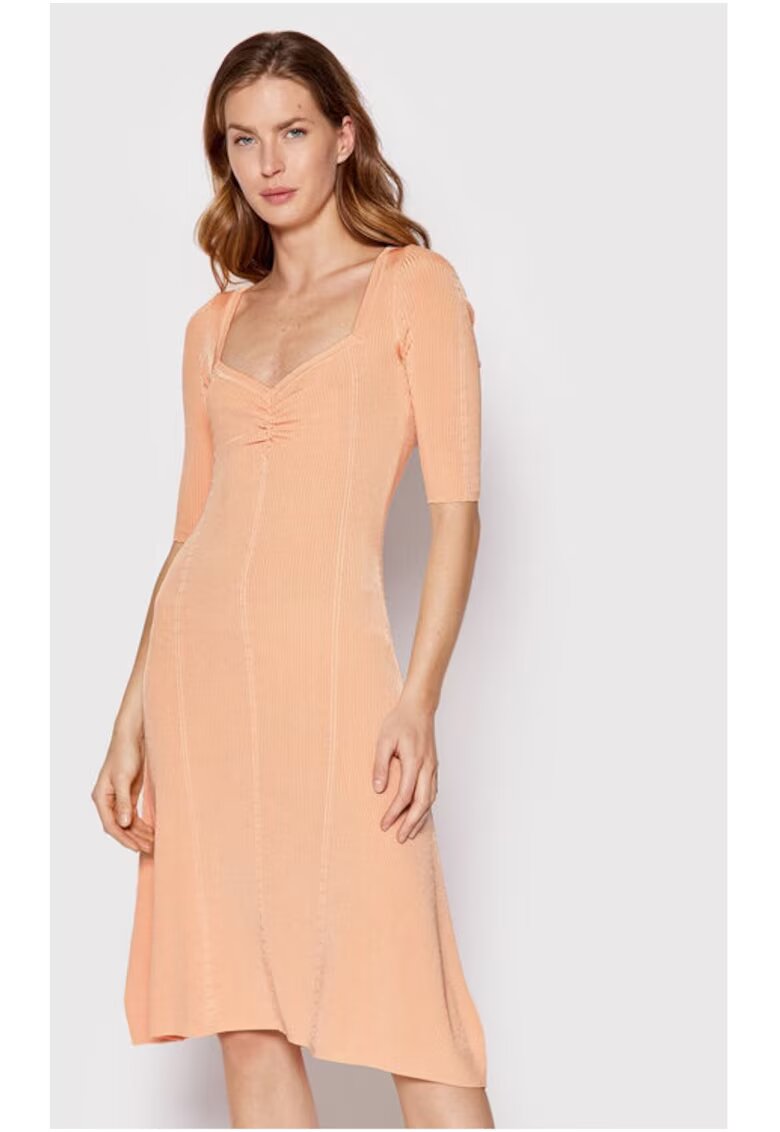 GUESS Rochie dama - 300773451 - Portocaliu - Viscoza - Portocaliu