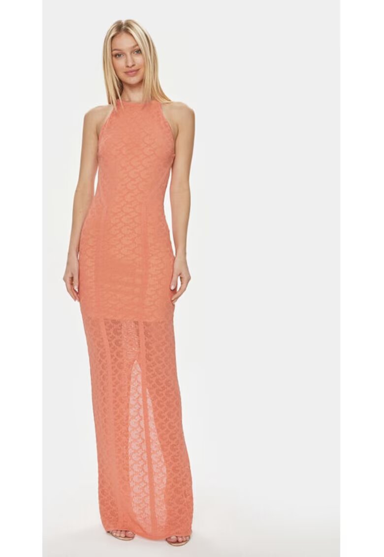 GUESS Rochie dama - Portocaliu - Viscoza