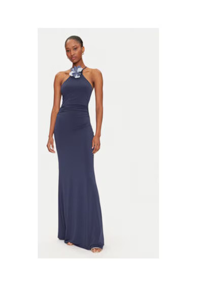 GUESS Rochie de seara lunga cu imprimeu uni