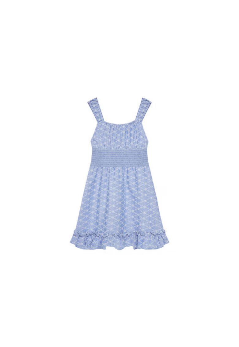 GUESS Rochie din bumbac cu bretele