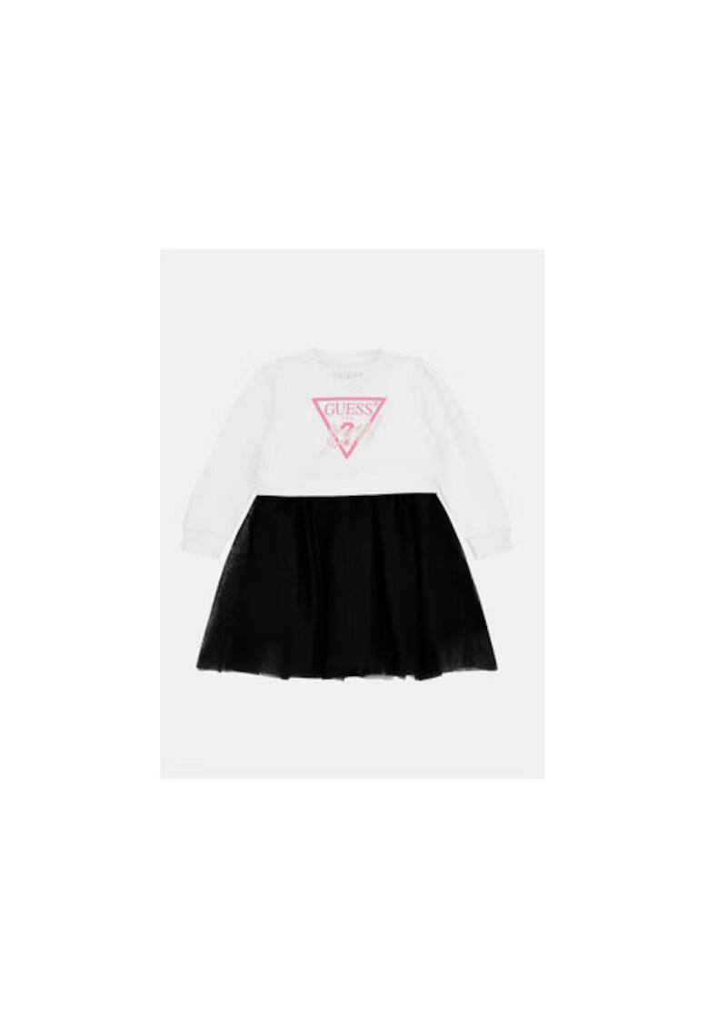 GUESS Rochie din bumbac cu imprimeu logo