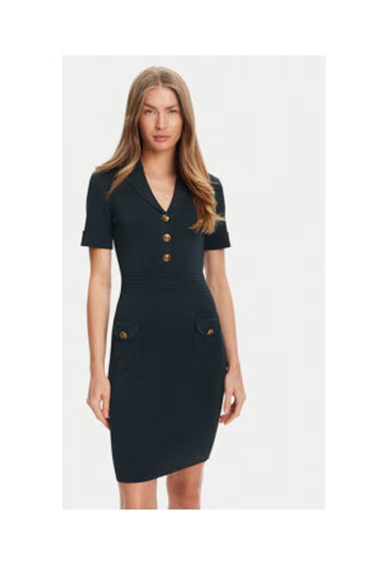 GUESS Rochie din tricot cu nasturi decorativi