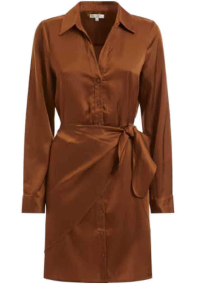 GUESS Rochie din viscoză pentru femei - Maro