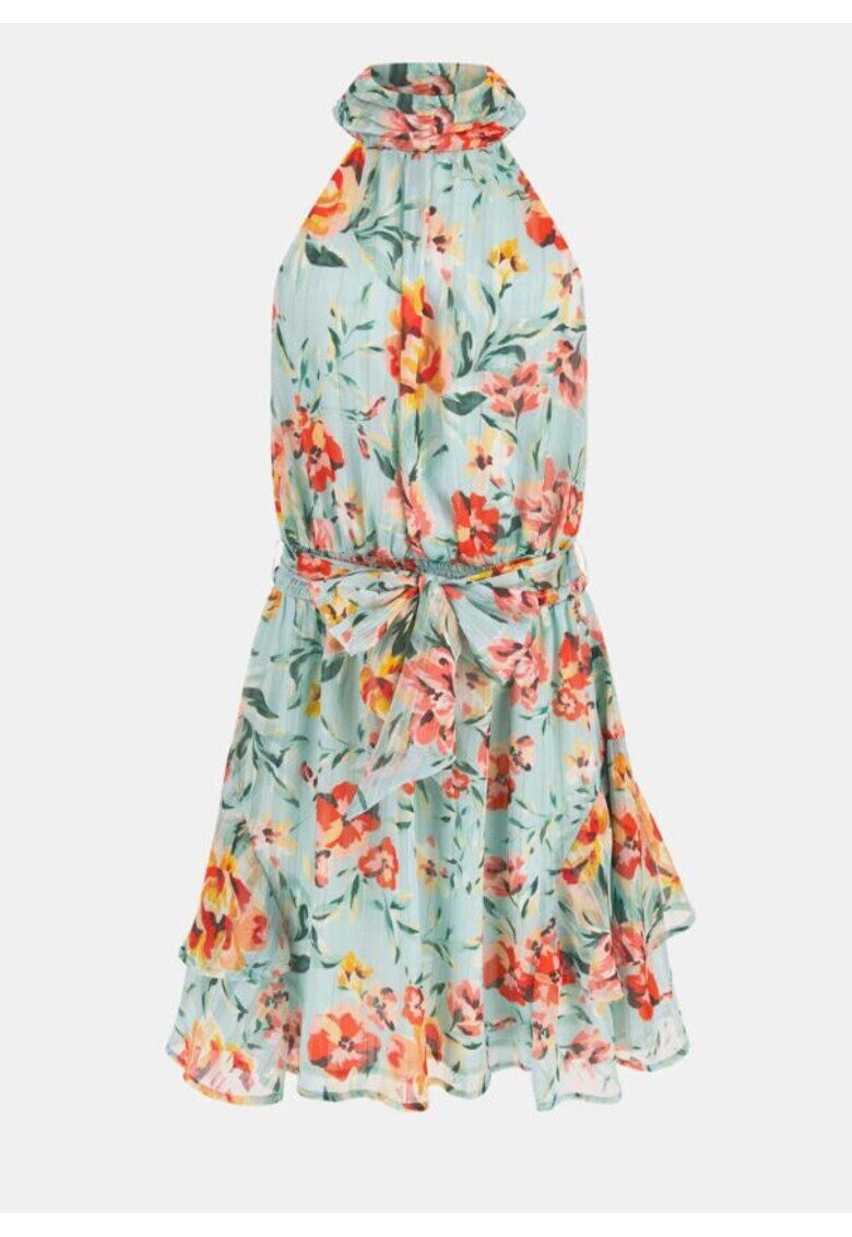 GUESS Rochie evazata cu imprimeu floral -