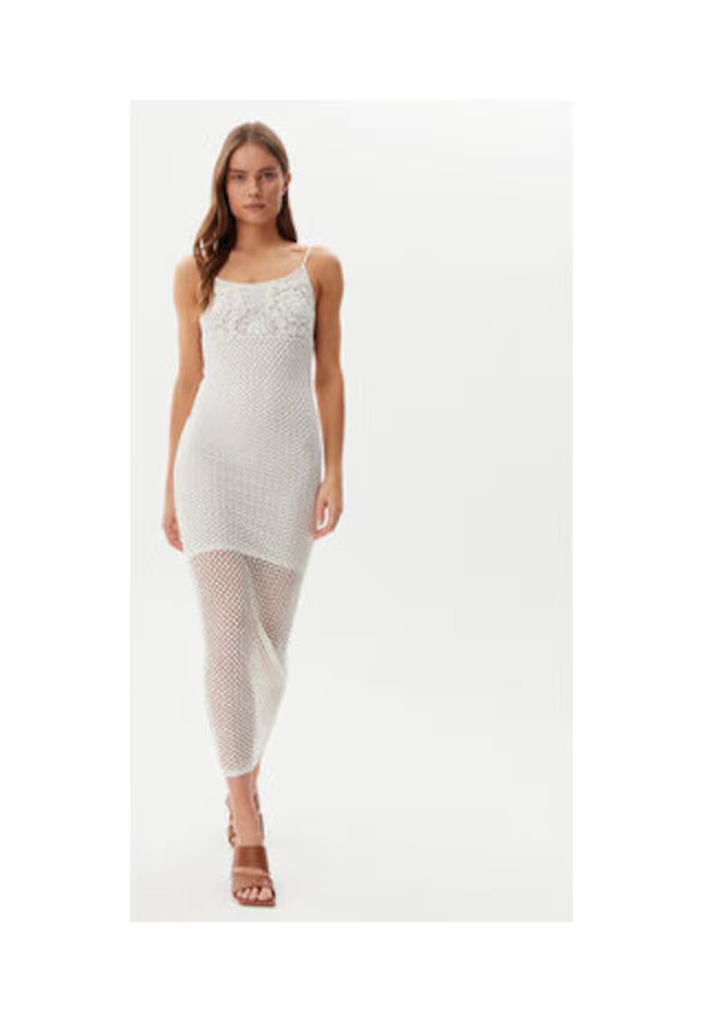 GUESS Rochie midi crosetata - fara maneci