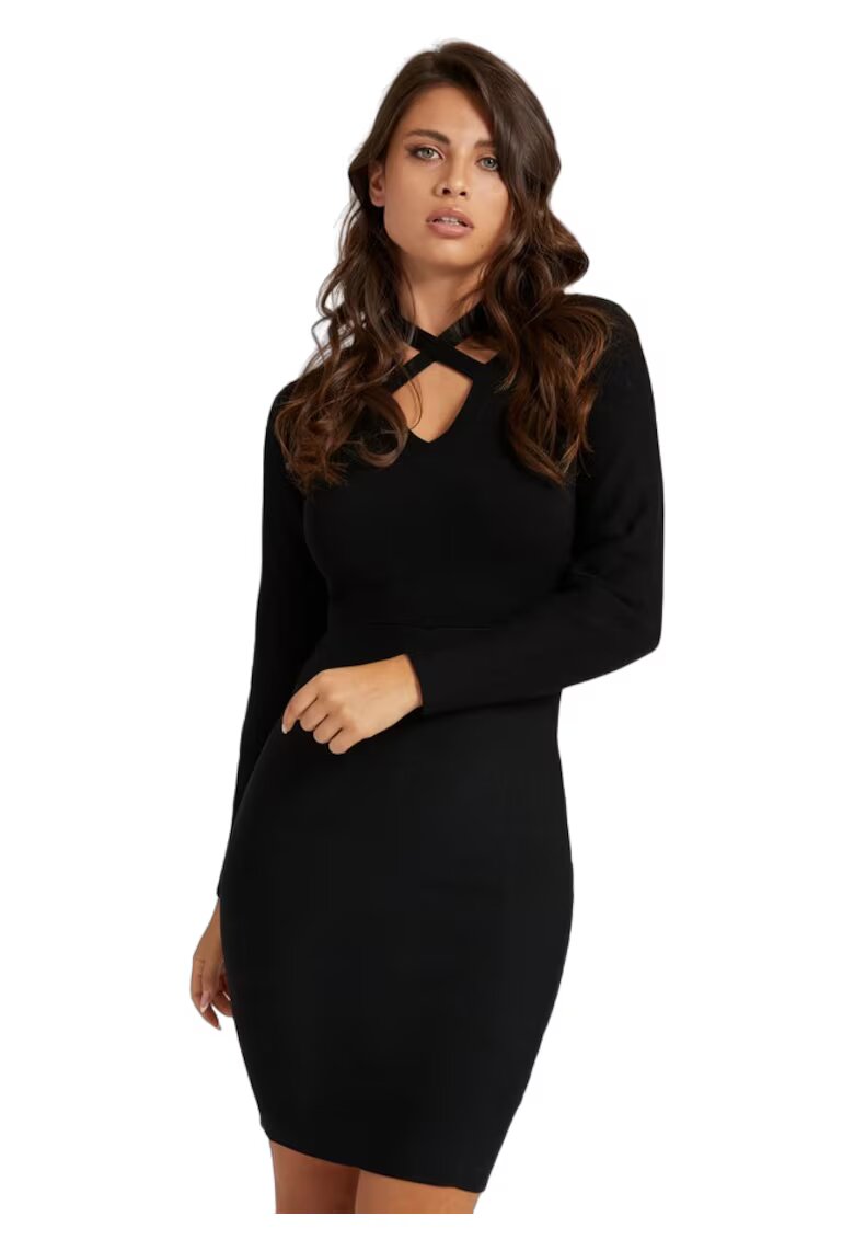GUESS Rochie mini cu maneci lungi -