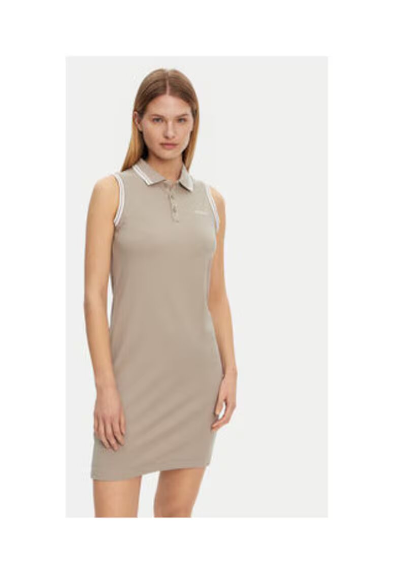 GUESS Rochie mini din amestec de bumbac organic