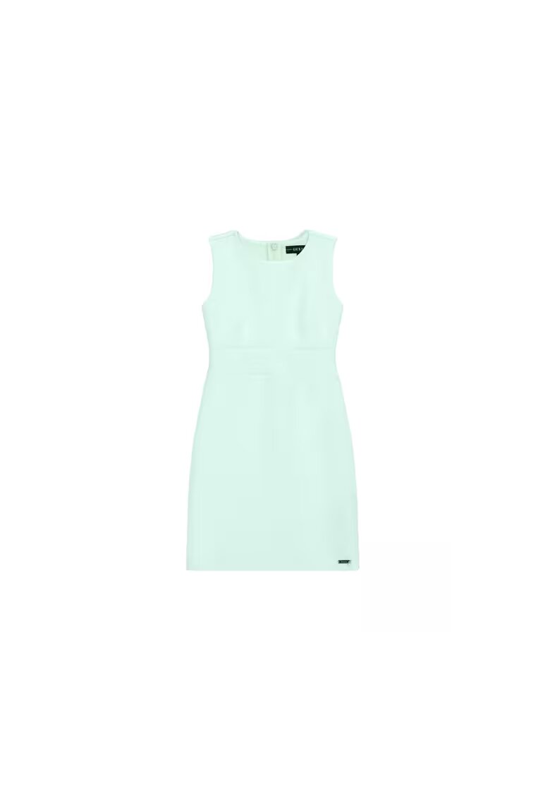 GUESS Rochie pentru fete bumbac/elastan/poliester - turcoaz -