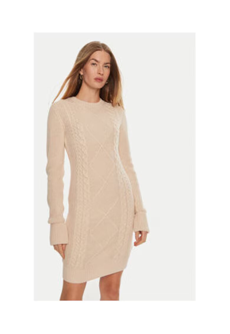 GUESS Rochie scurta tricotata din amestec de lana