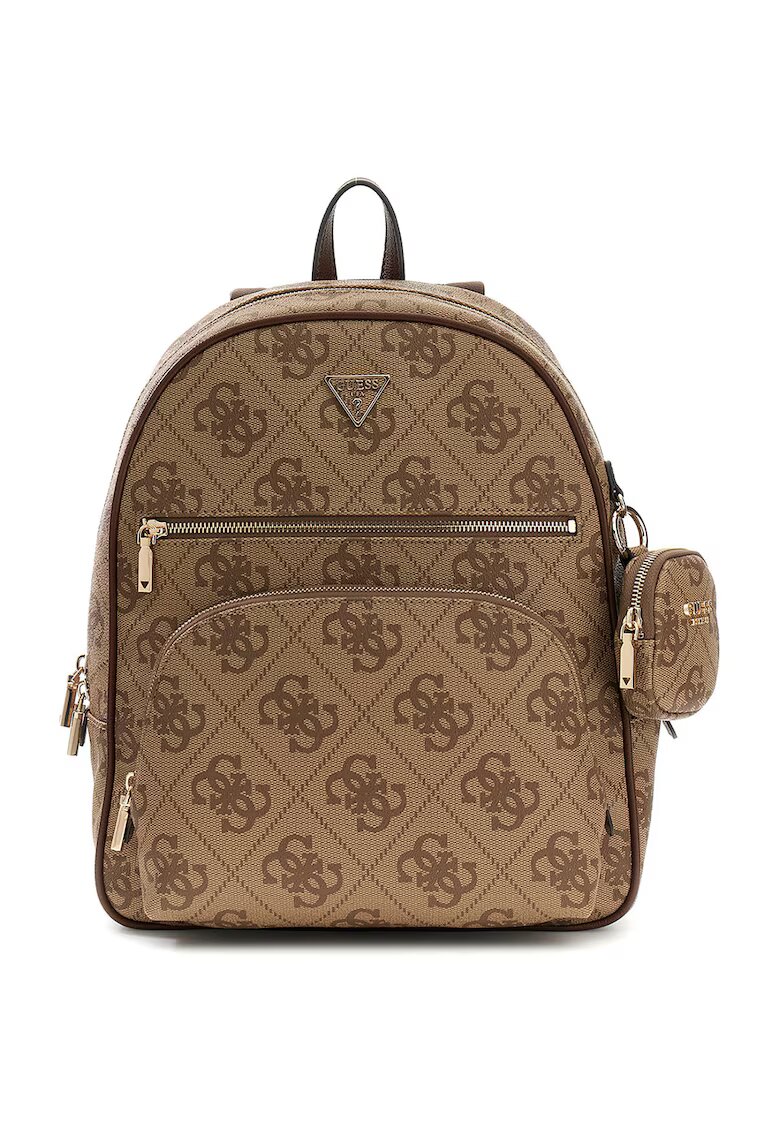 GUESS Rucsac cu model monograma si etui detasabil Power Play - Bej