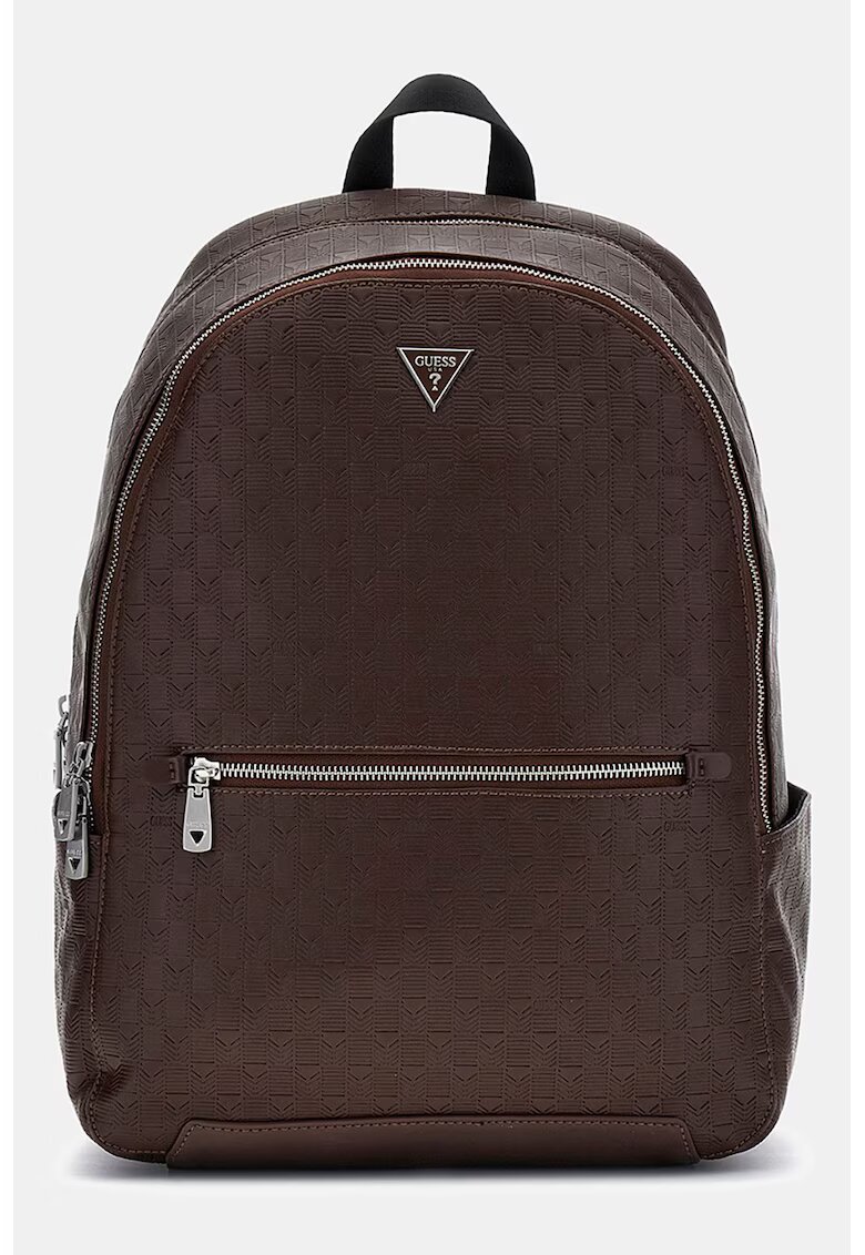 GUESS Rucsac din piele ecologica cu aspect texturat Torino - Maro