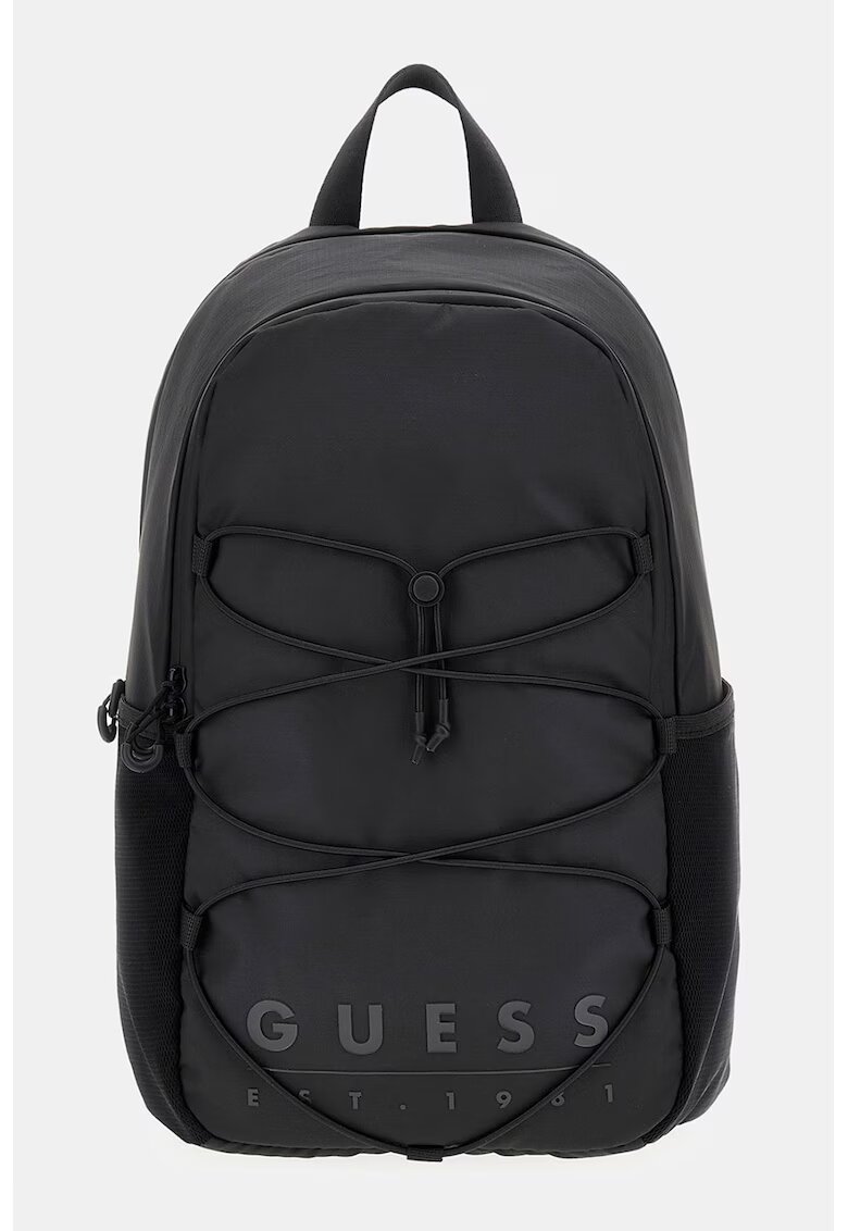 GUESS Rucsac din piele ecologica cu logo - Gri antracit