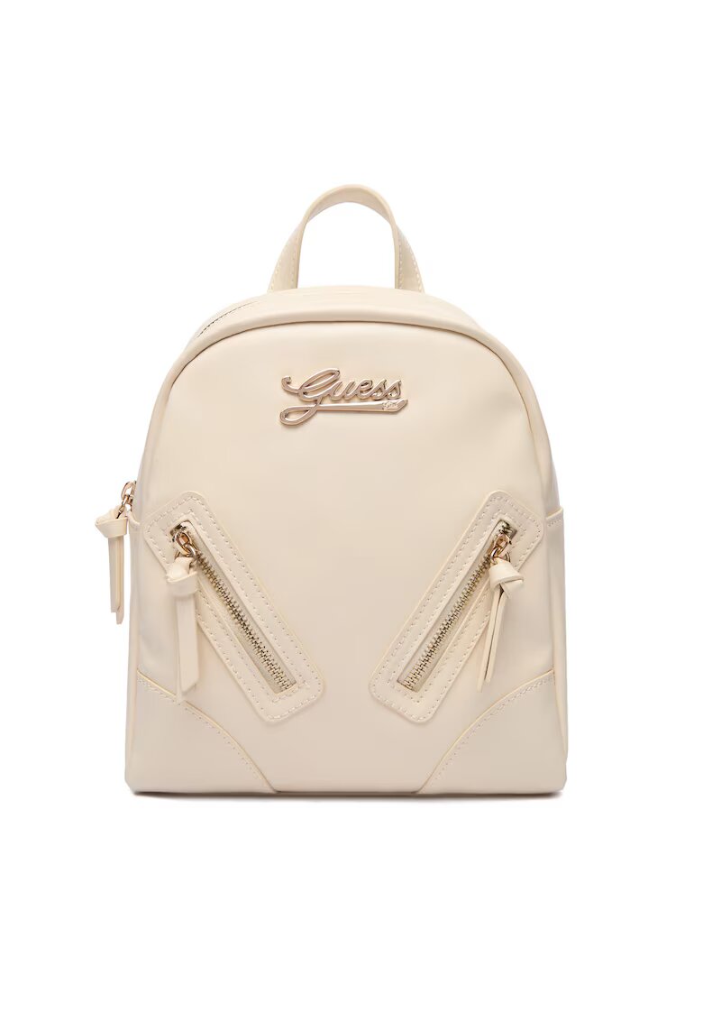 GUESS Rucsac model G012 - piele ecologica - alb