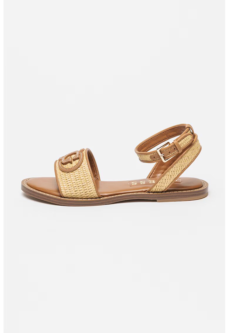 GUESS Sandale cu bareta pe glezna - Bej