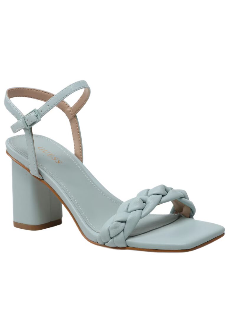 GUESS Sandale dama Piele naturala - Albastru - Albastru