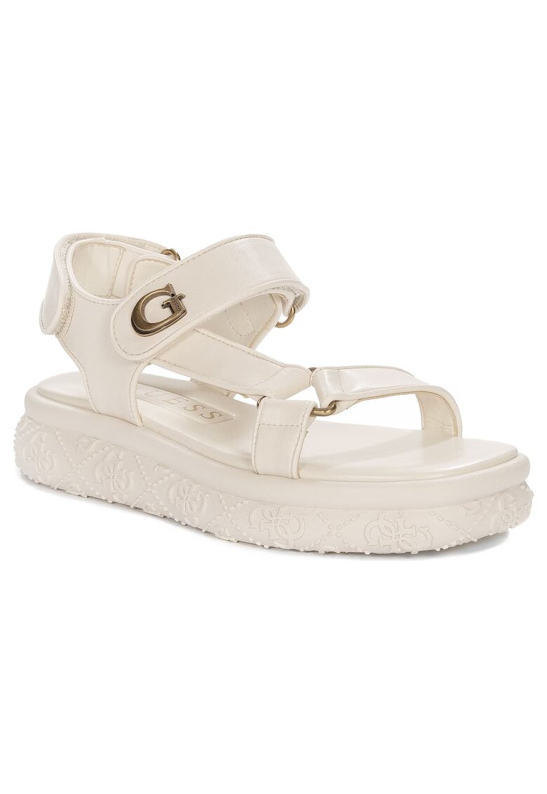 GUESS Sandale din piele naturala pentru dama - Negru