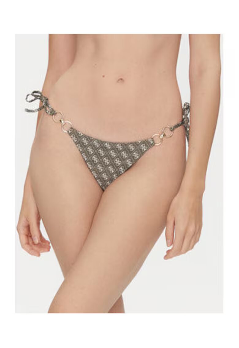 GUESS Slip brazilian cu insertii metalice si logo