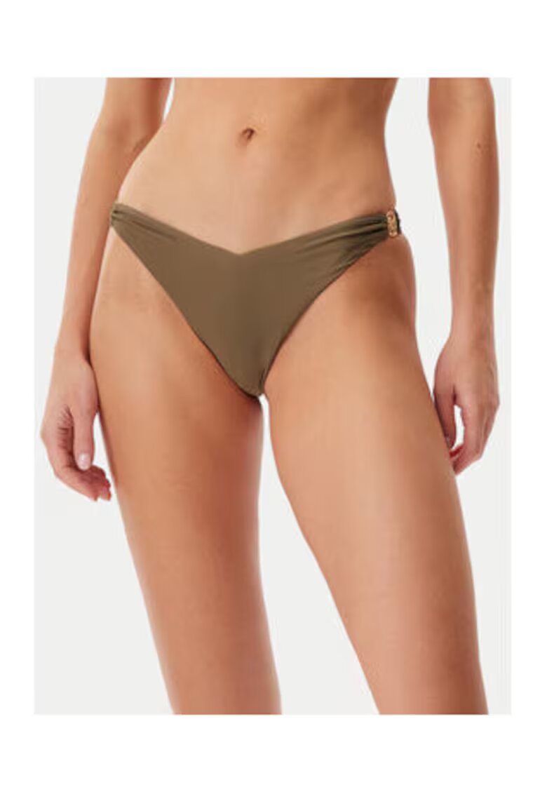 GUESS Slip cu element metalic - kaki