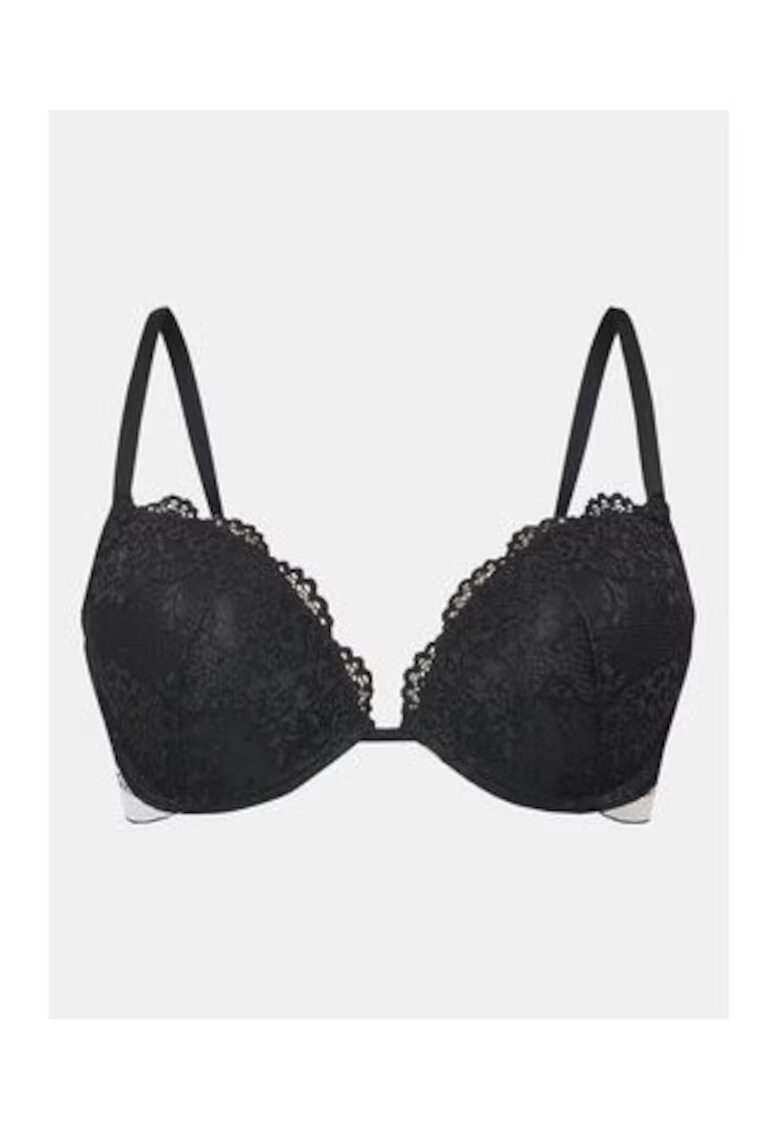 GUESS Sutien cu armatura si garnituri de dantela