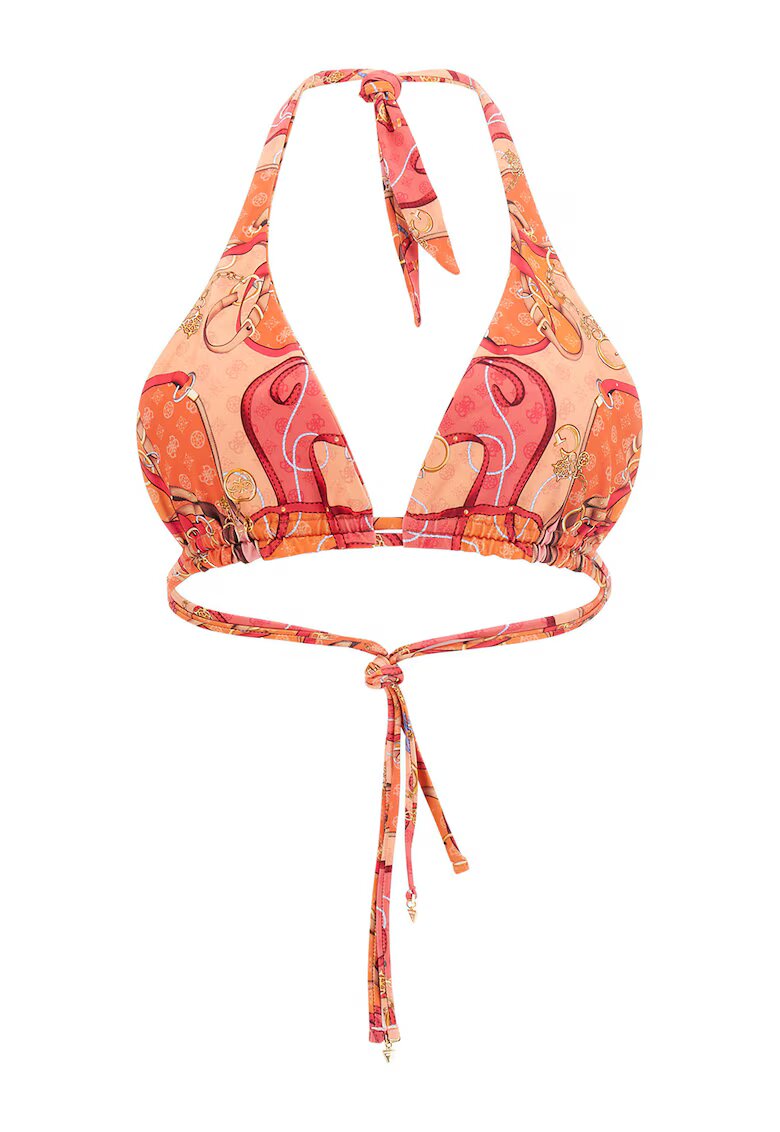GUESS Sutien de baie halter - Portocaliu