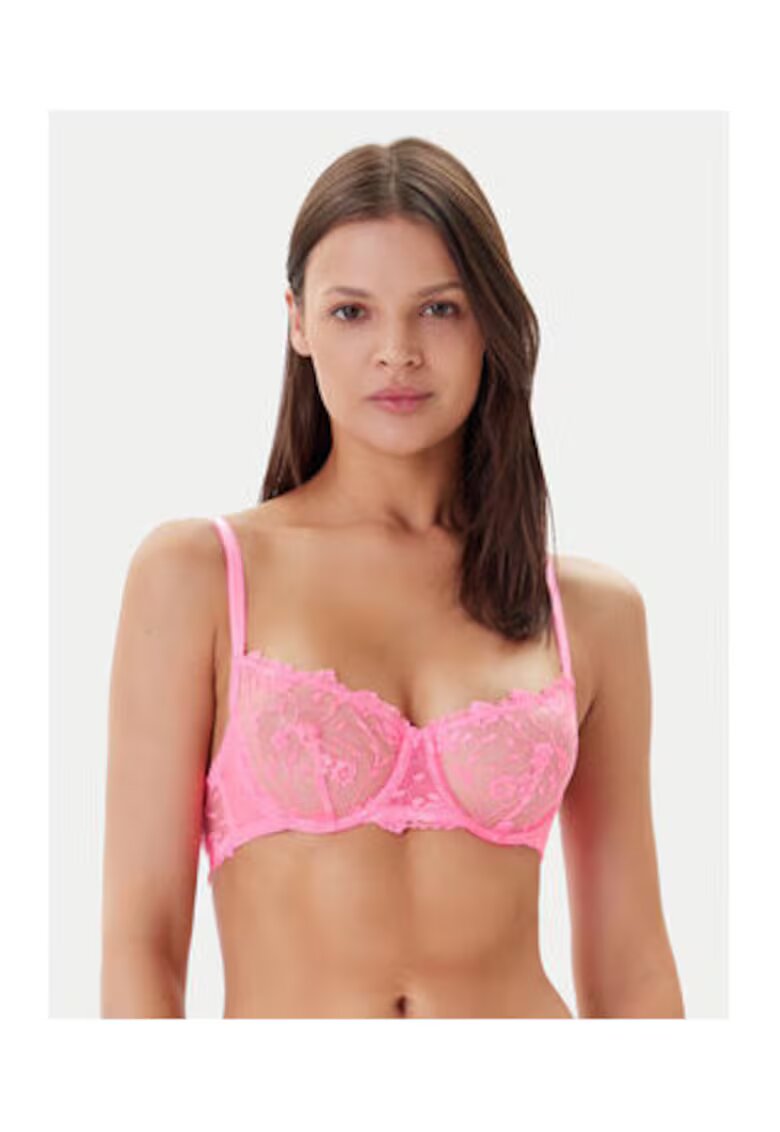 GUESS Sutien din dantela cu detalii florale
