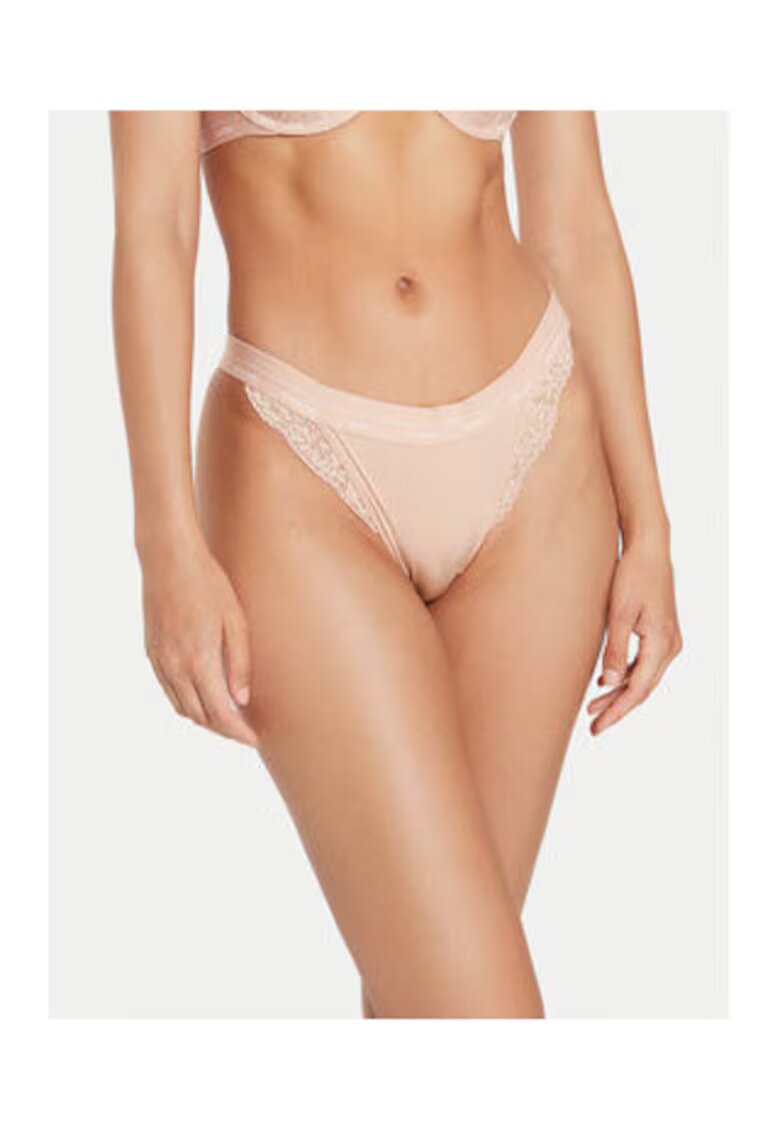 GUESS Tanga cu insertii din dantela