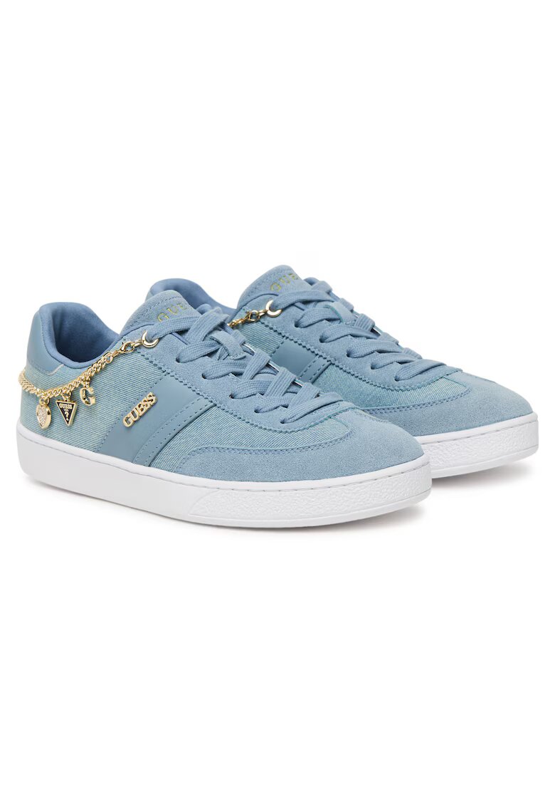 GUESS Tenisi dama FLTN2K DEN12 - albastru - tesatura