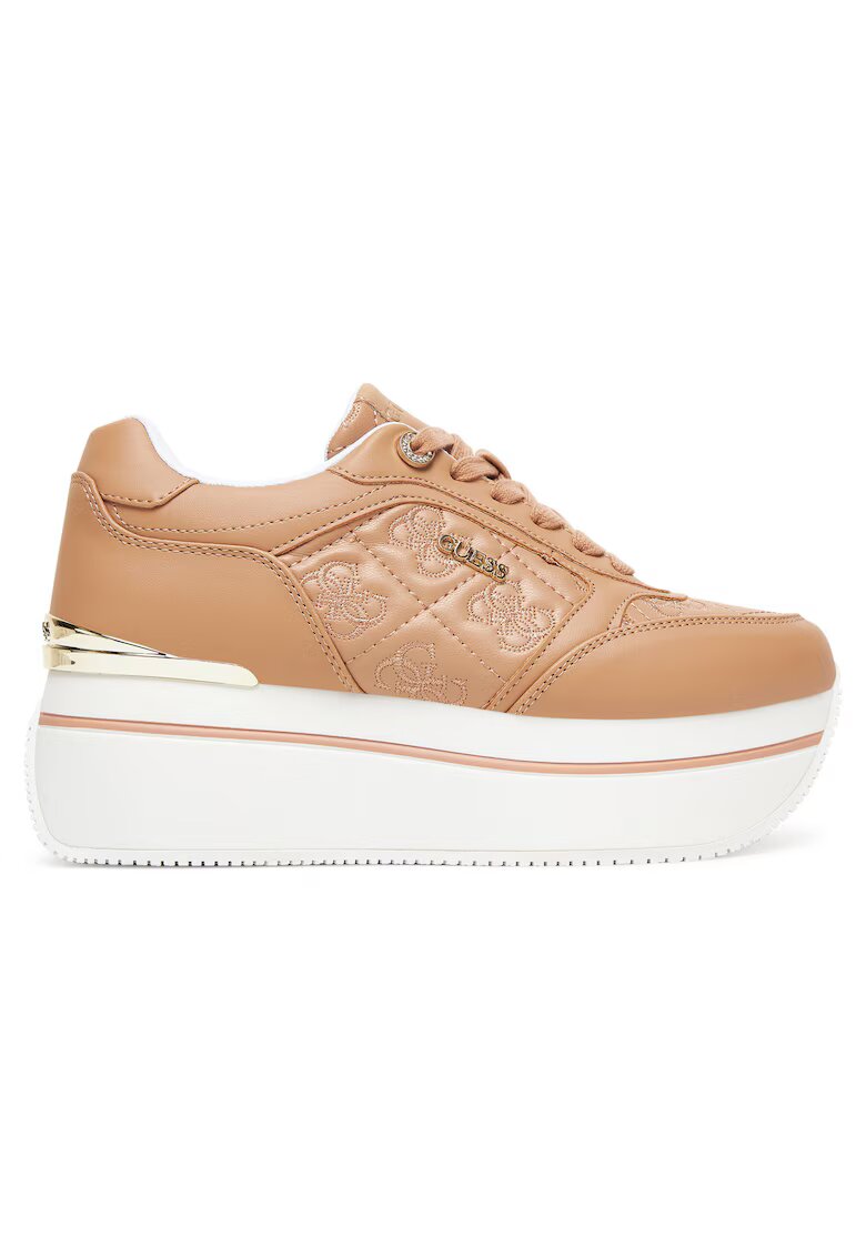 GUESS Tenisi dama - piele ecologica - bej -