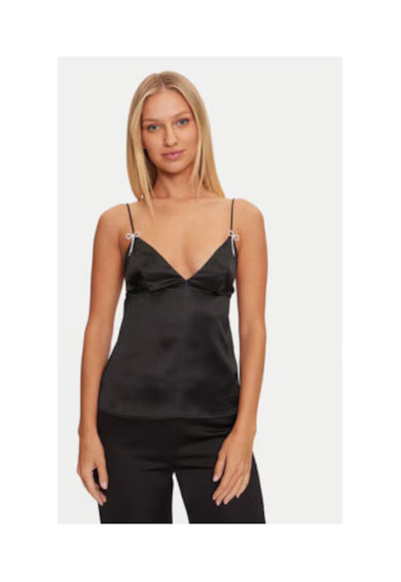 GUESS Top de pijama cu aspect satinat