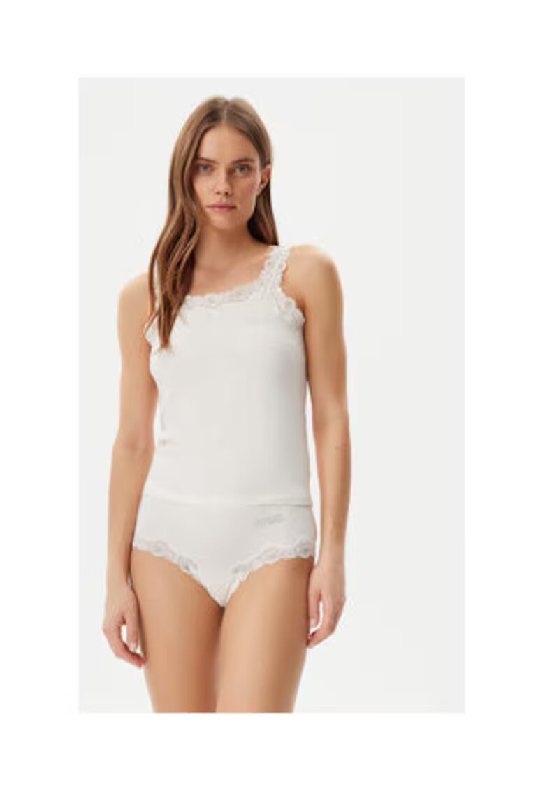 GUESS Top de pijama din amestec de modal si bumbac