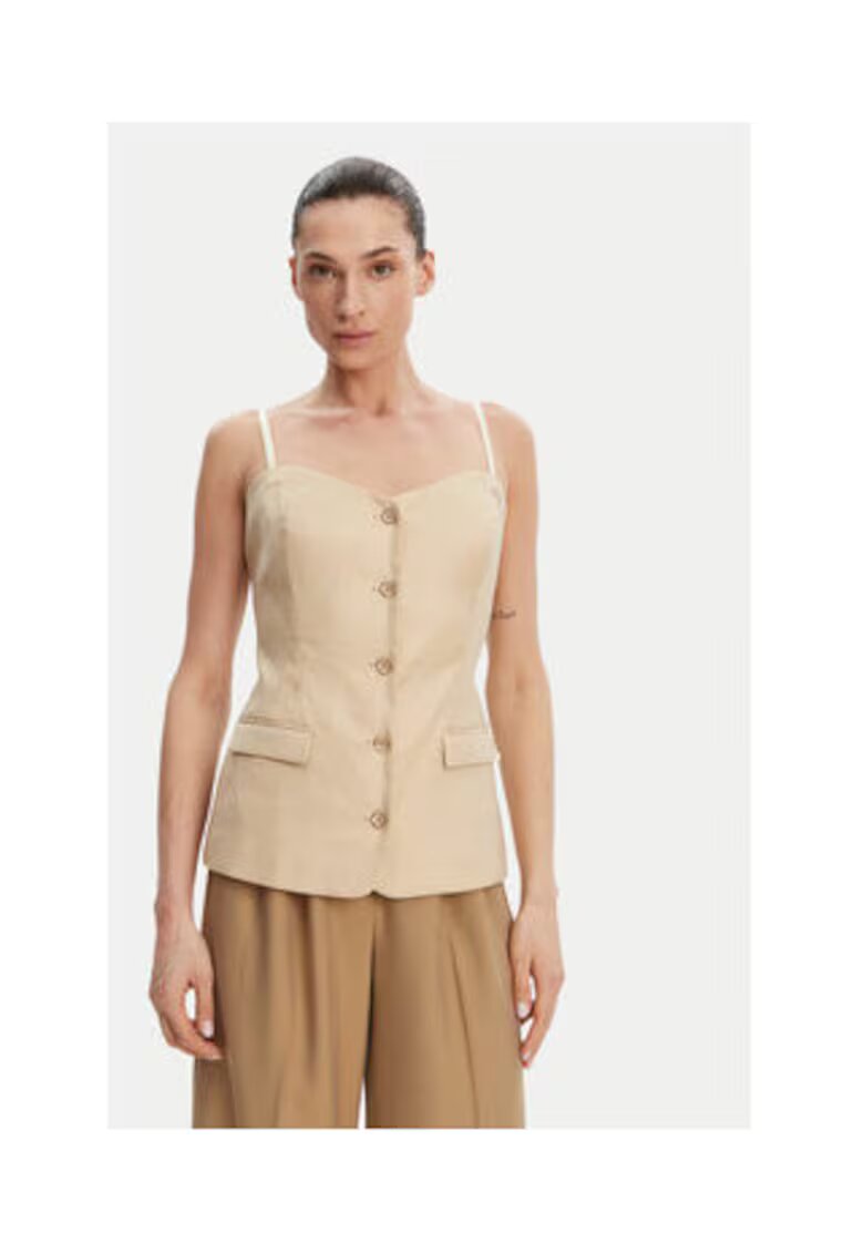 GUESS Top din amestec de in si modal 00