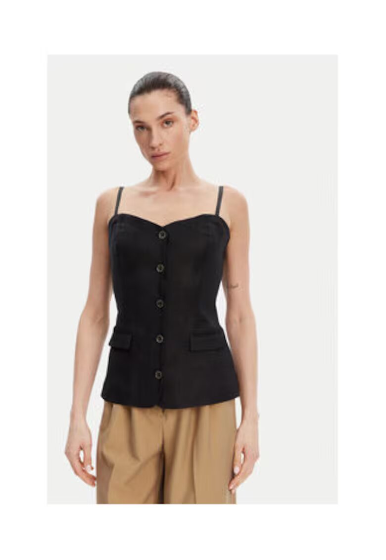 GUESS Top din amestec de in si modal