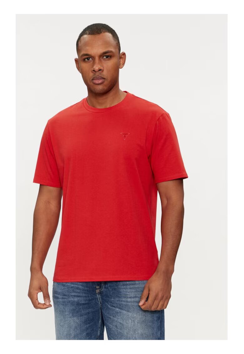 GUESS Tricou barbati - 511609 - Rosu - Bumbac