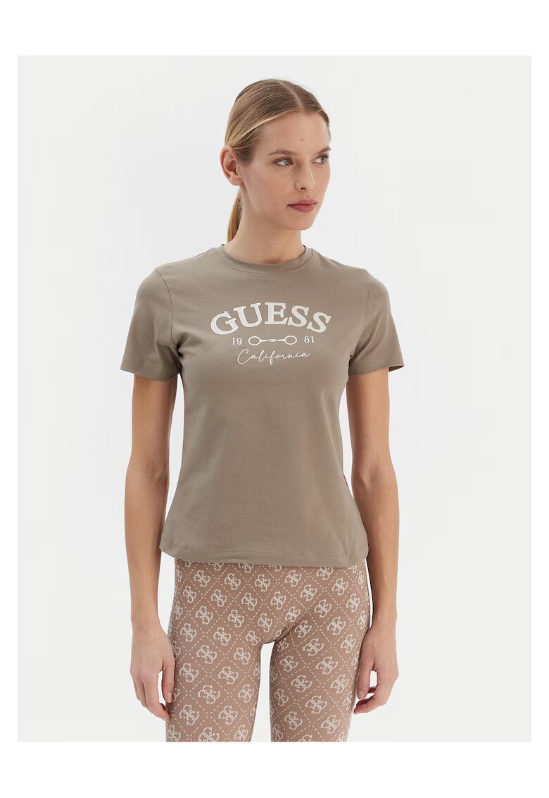 GUESS Tricou - Bej - Dama