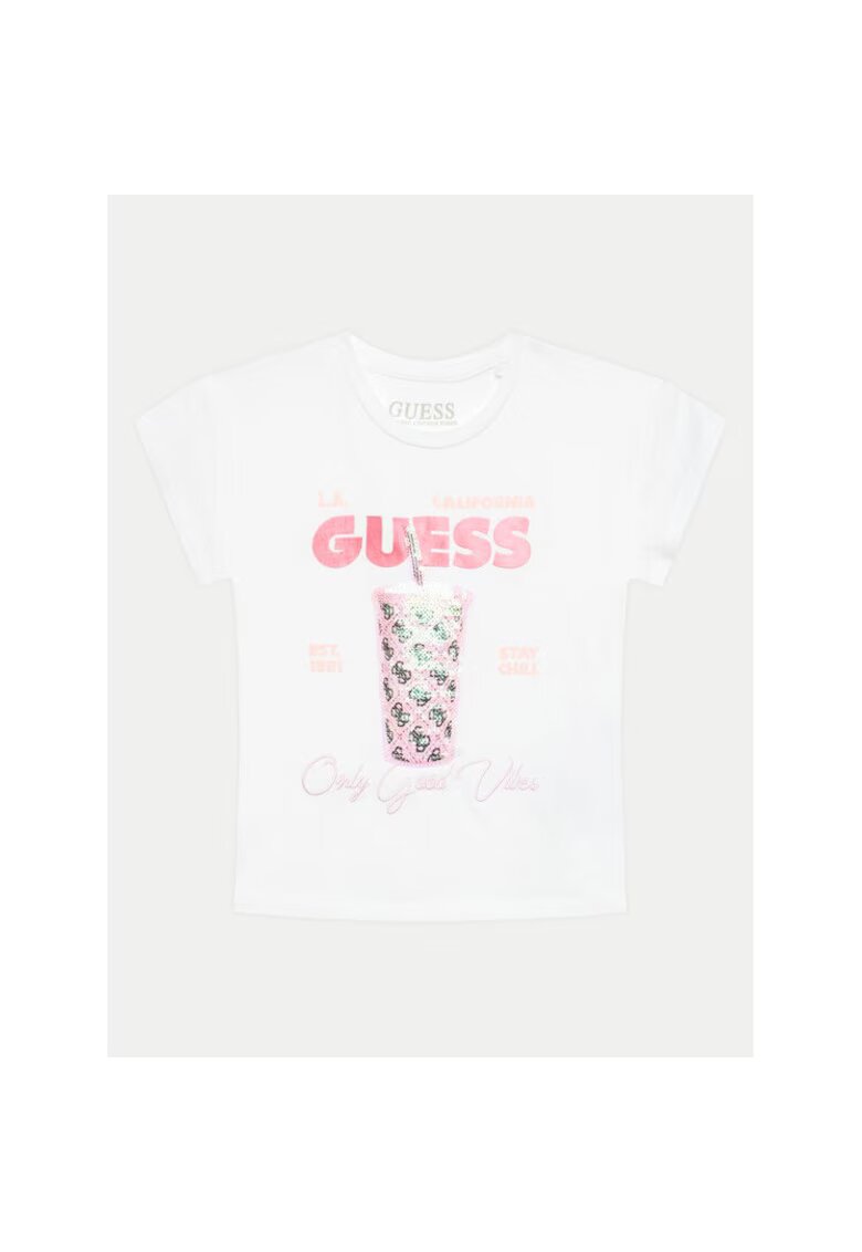 GUESS Tricou copii - 513320 - Alb - Bumbac