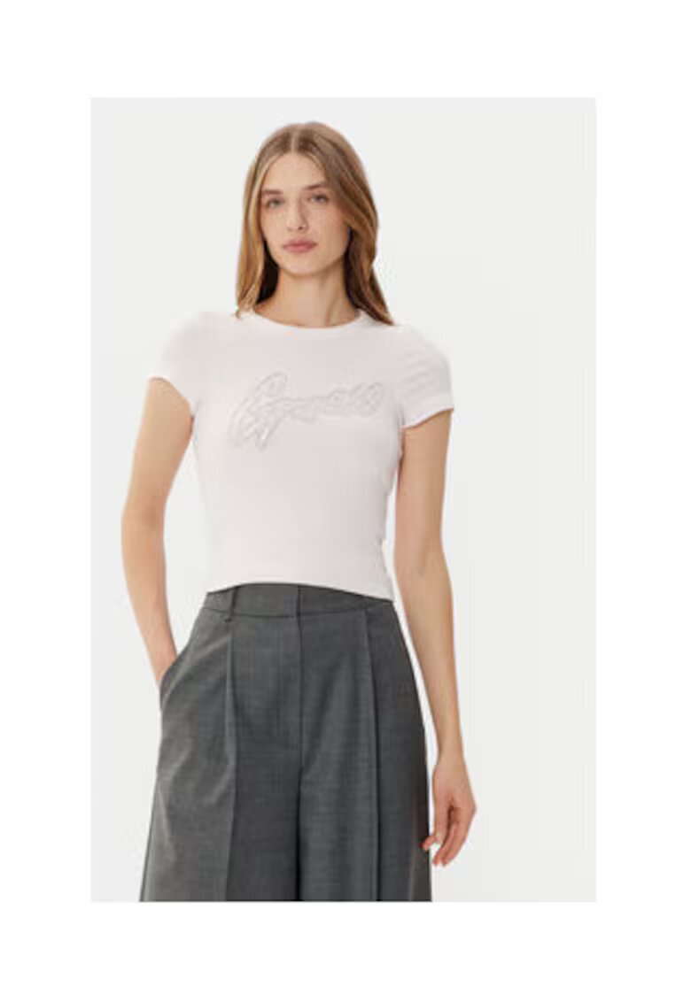 GUESS Tricou Crop Cu Logo Print