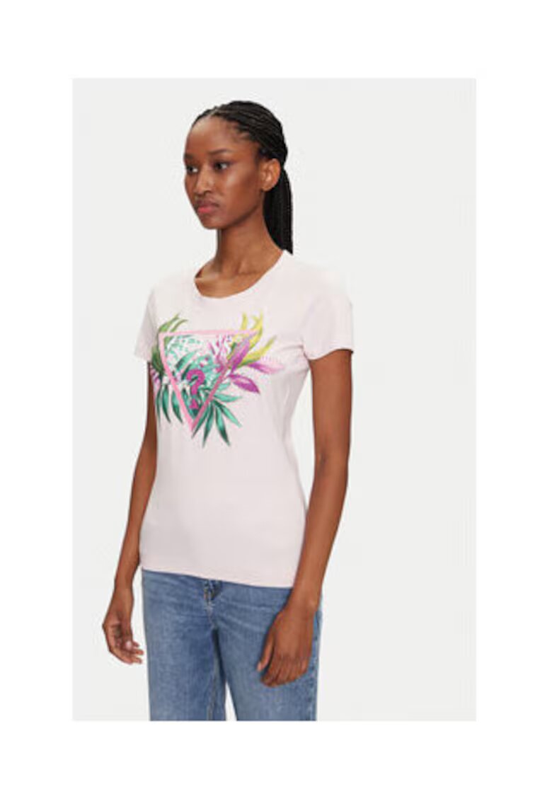 GUESS Tricou cu decolteu rotund 00